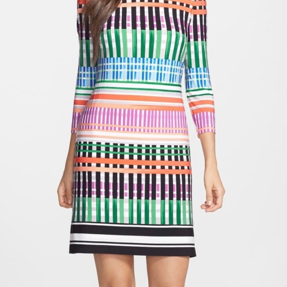 Eliza J Print Jersey A-Line Dress - Picture 2 of 3